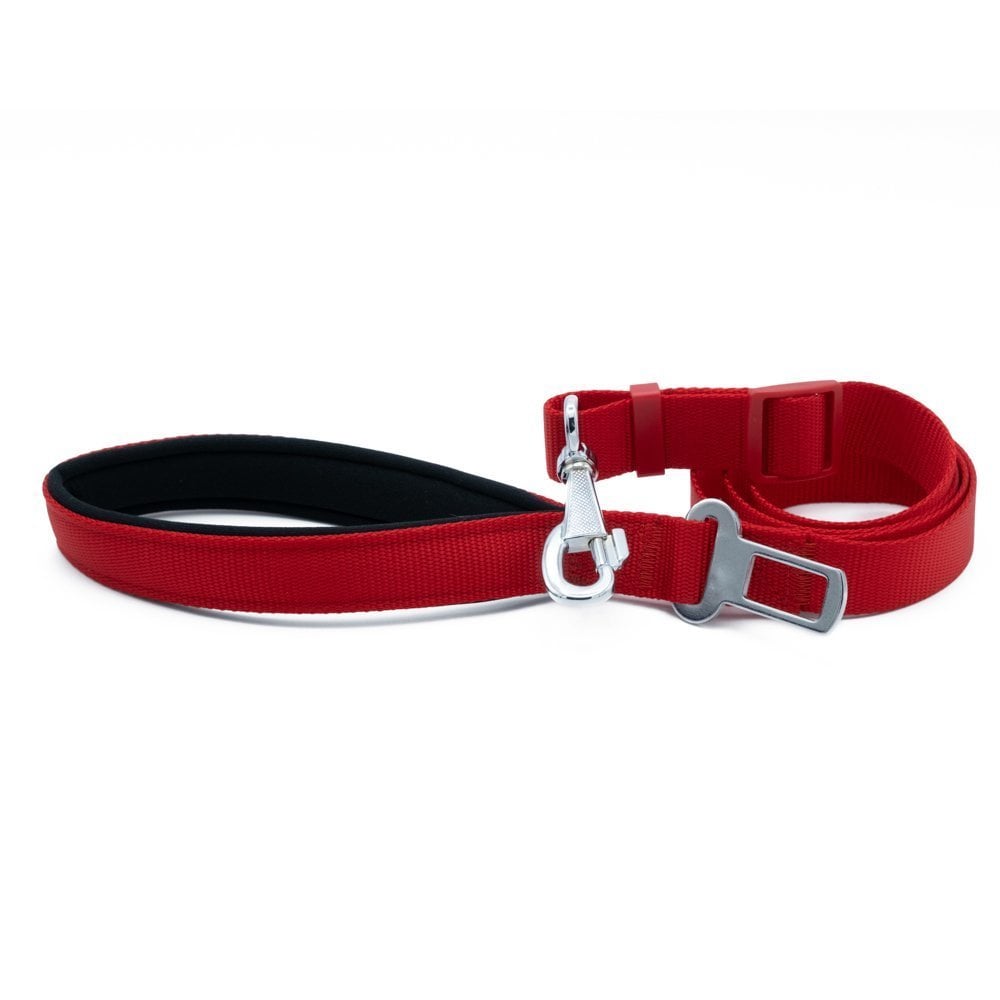 Doggie Webbing Dog Leash With Seat Belt 2.5x80-120cm