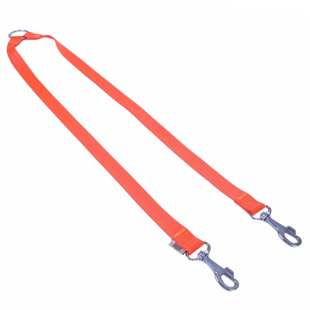 Doggie Webbing Double Dog Leash 2.5x70cm