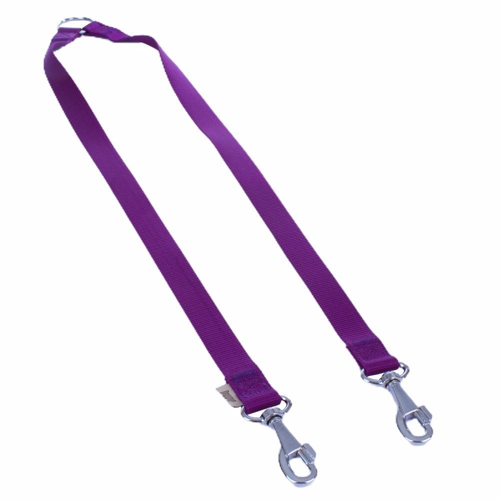 Doggie Webbing Double Dog Leash 2.5x70cm