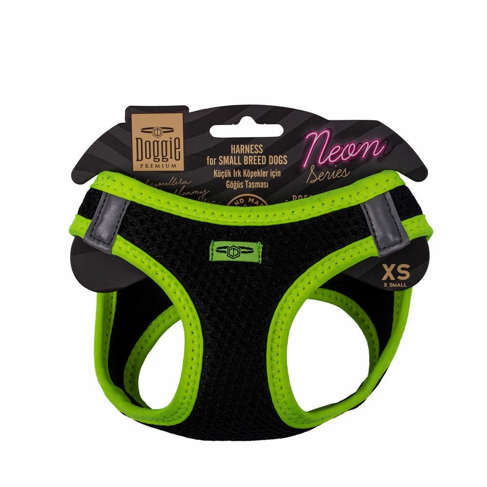 Doggie Neon Small Breed Dog Harness XS 30-34cm