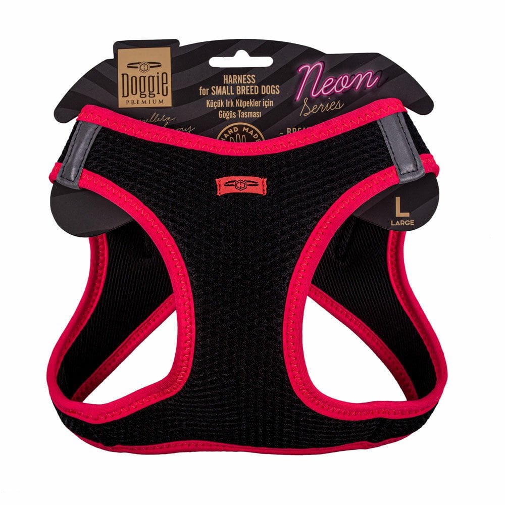 Doggie Neon Küçük Irk Köpek Göğüs Tasması L 42-48cm