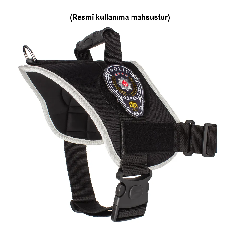 Doggie KEM Police Patch Dog Duty Vest XL 70-80cm