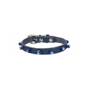 Cattie Beaded Leather Cat Collar 1x21-25cm