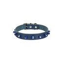 Cattie Beaded Leather Cat Collar 1.5x28-32cm