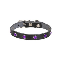 Cattie Taşlı Deri Kedi Tasması 1x21-25cm