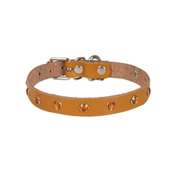 Cattie Taşlı Deri Kedi Tasması 1.2x25-29cm