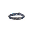 Cattie Nameplate Leather Cat Collar 1x21-25cm