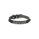 Cattie Nameplate Leather Cat Collar 1.2x25-29cm