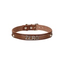 Cattie Nameplate Leather Cat Collar 1.5x28-32cm
