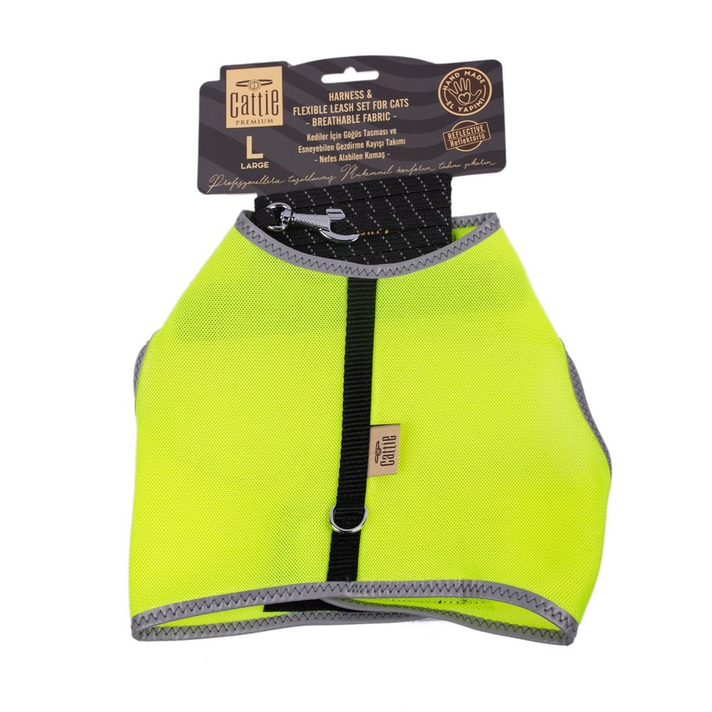 Cattie Elastic Cat Walking Harness 1.5x30-40cm