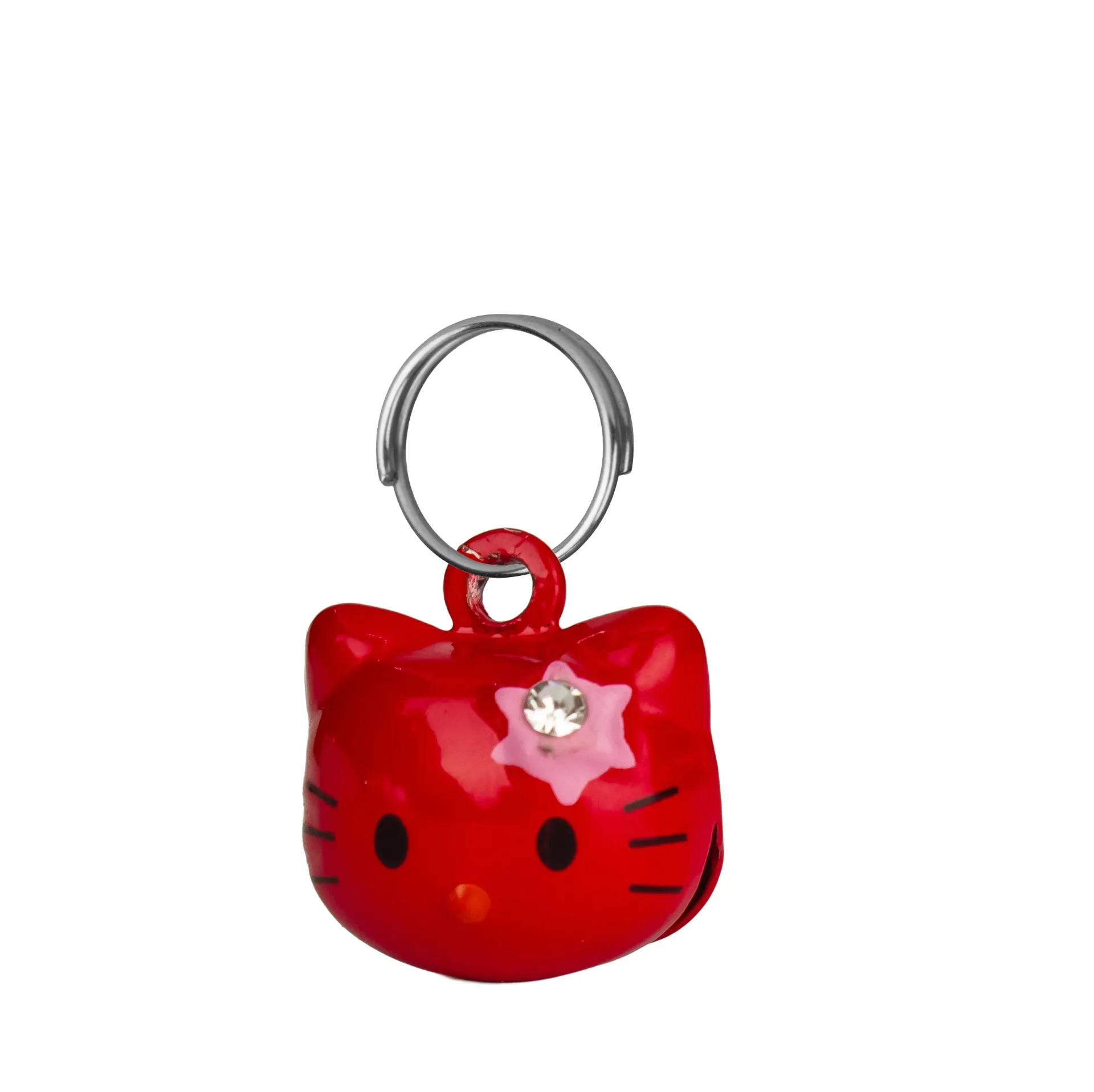 [ZILSUSRED] Süslü Kedi Çanı 15mm (Kırmızı)