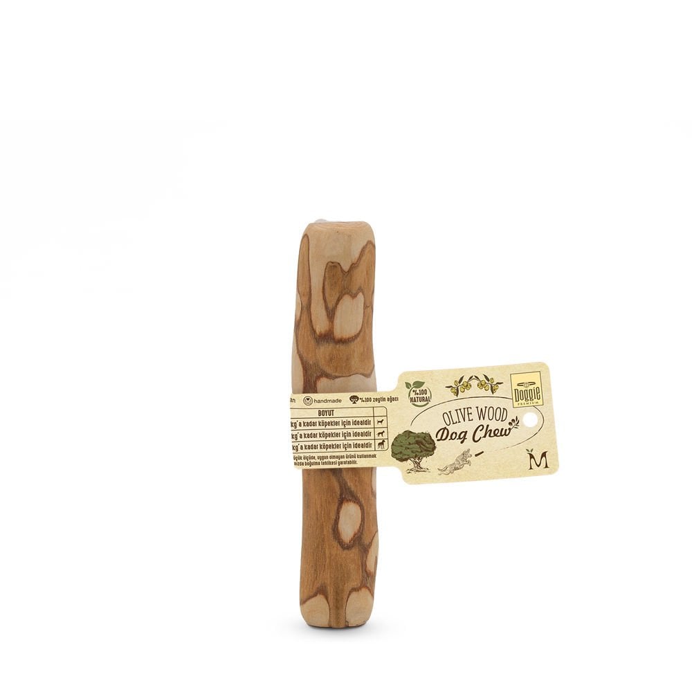 [OLIVECHEW15.M] Doggie Natural Olive Wood Dog Chew Toy M 15kg