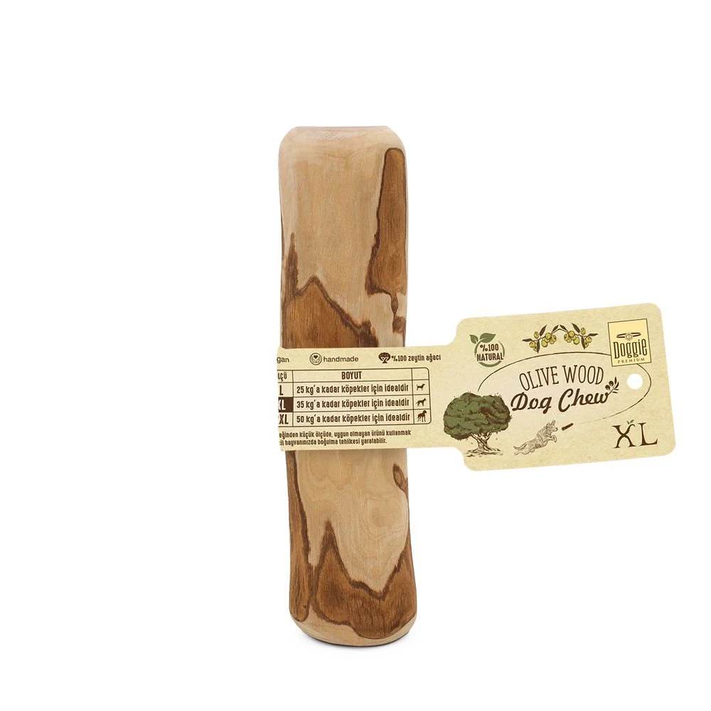 [OLIVECHEW35.XL] Doggie Natural Olive Wood Dog Chew Toy XL 35kg