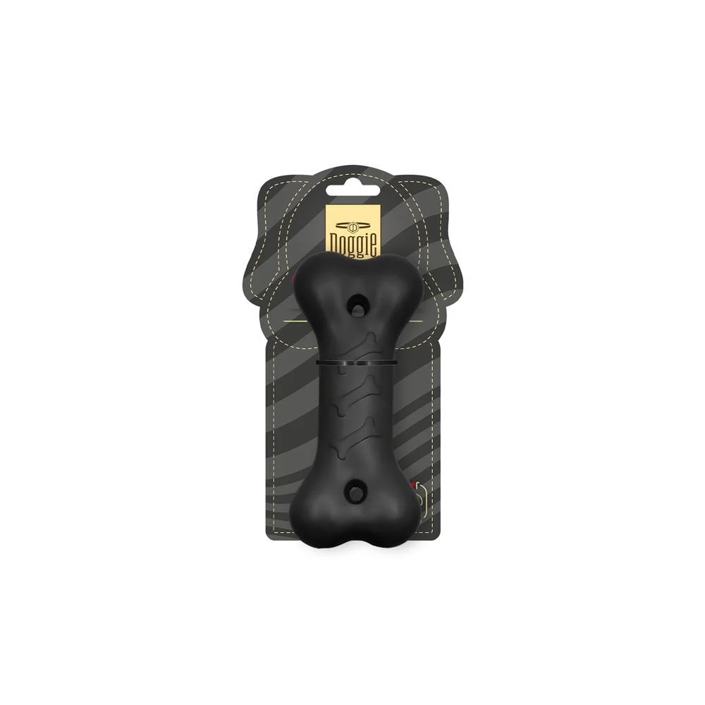 [DTOYEVA20BONBLACK] Doggie EVA Bone Dog Toy 20cm (Black)