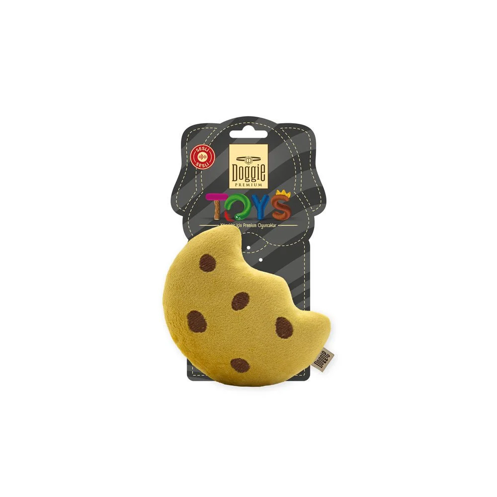 [DTOY11KURABIYE] Doggie Cookie Plush Dog Toy 11cm