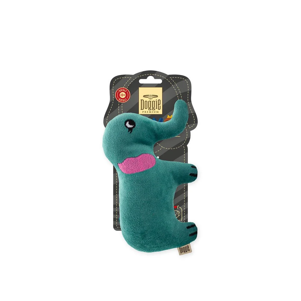 [DTOY15FIL] Doggie Elephant Plush Dog Toy 15cm