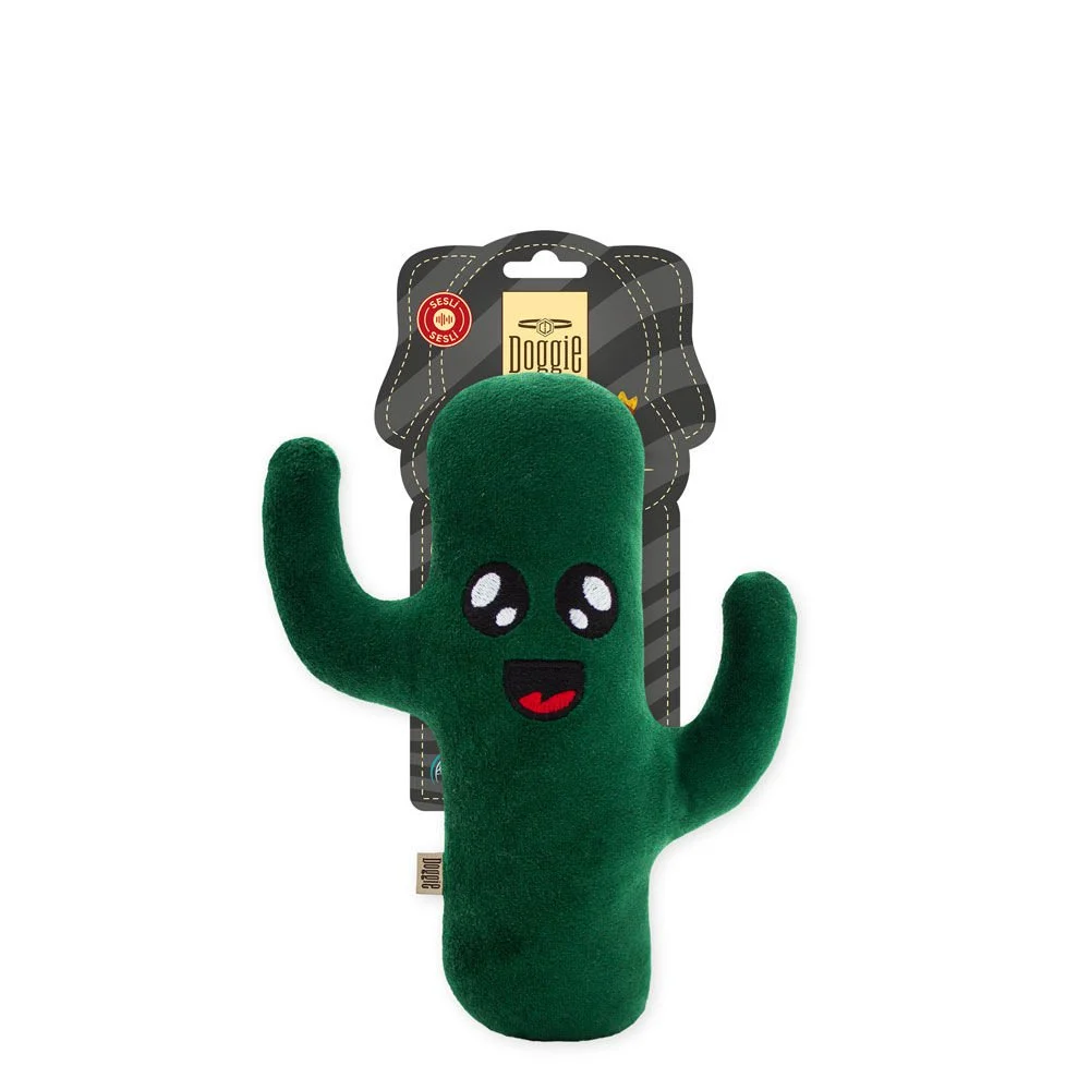 [DTOY20KAKTUS] Doggie Cactus Plush Dog Toy 20cm