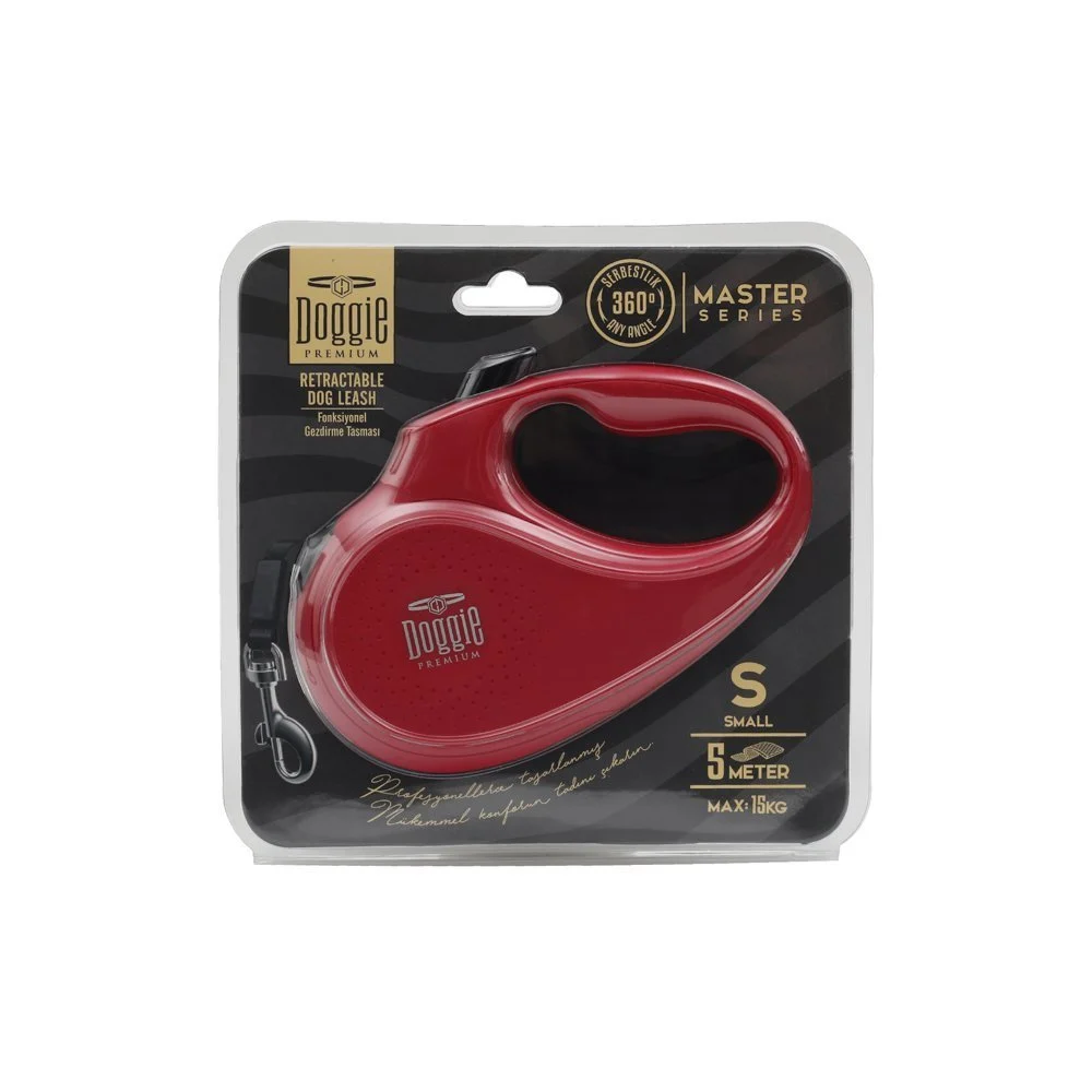 Doggie Master Retractable Dog Leash S 15kg 5m