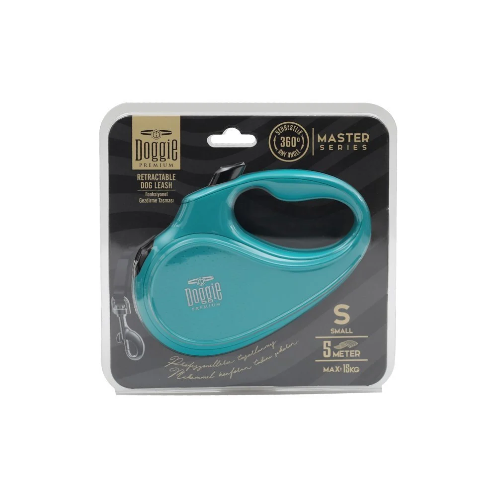 Doggie Master Otomatik Makaralı Köpek Tasması S 15kg 5m