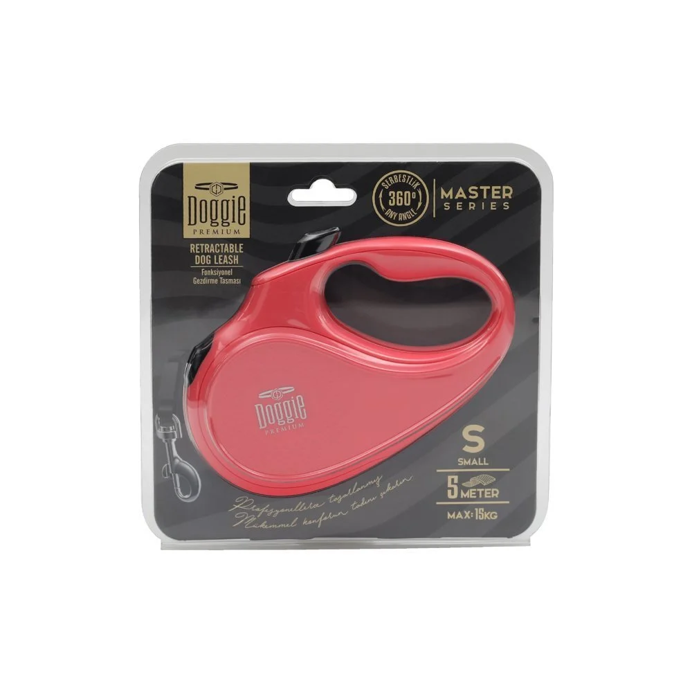 Doggie Master Otomatik Makaralı Köpek Tasması S 15kg 5m