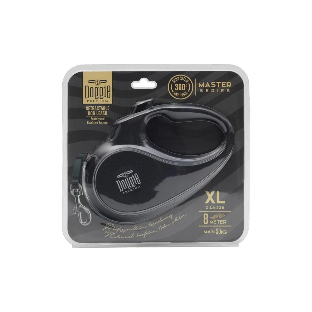 Doggie Master Retractable Dog Leash XL 50kg 8m