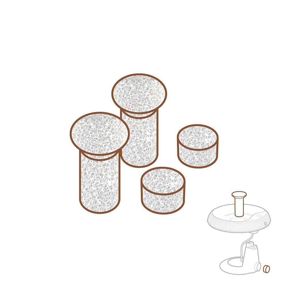 [PACKOF4SPONGE] Cattie Su Pınarı Sünger Yedek Filtresi 4 Adet