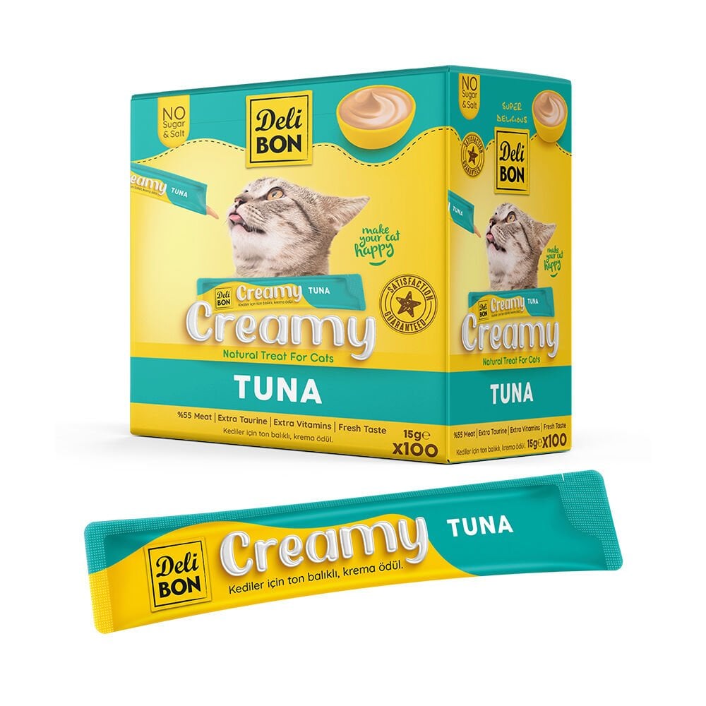Delibon Krema Kedi Ödül Maması 15g 1 Adet