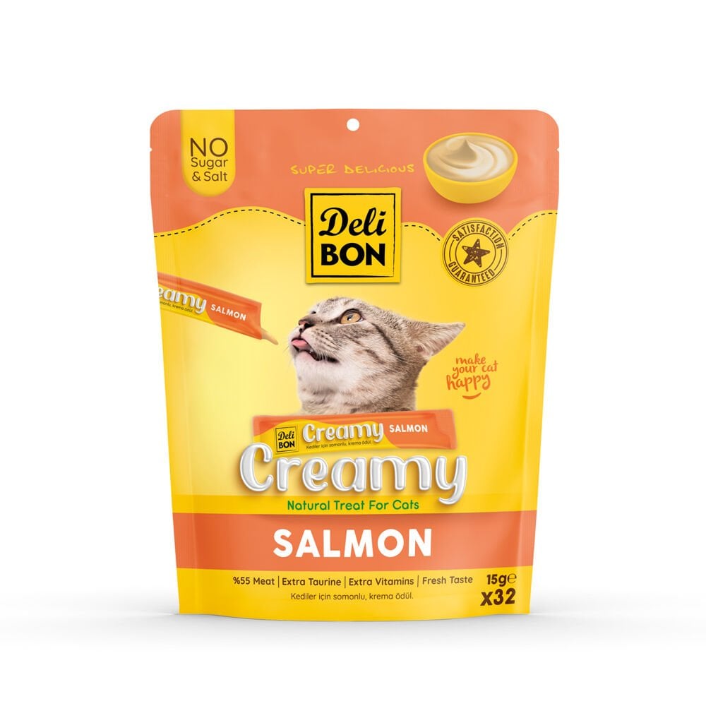 Delibon Krema Kedi Ödül Maması 15g 32 Adet