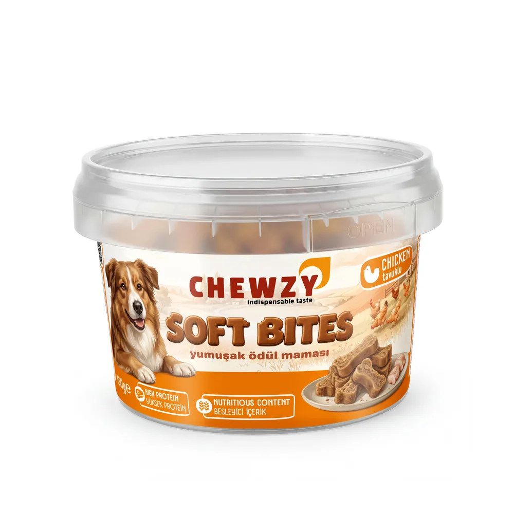 [SOFTDOGTAVUK] Chewzy Yumuşak Köpek Ödül Maması 130g (Tavuklu)