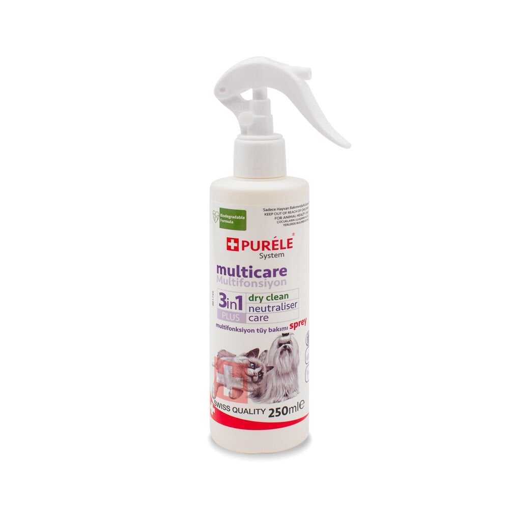 [DRYCLEAN250] Purele Kedi ve Köpek Kuru Yıkama Spreyi 250ml