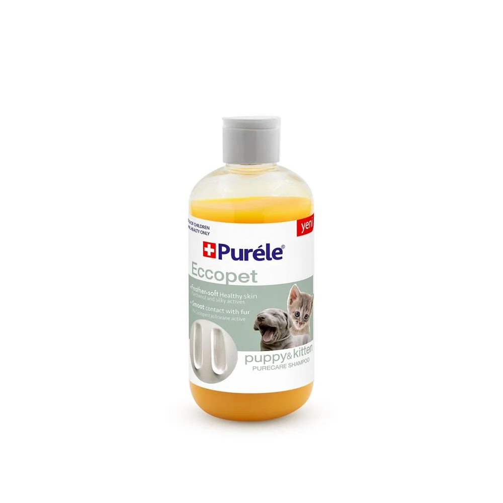 [ECCOPETPUP250] Purele Yavru Kedi ve Köpek Şampuanı 250ml