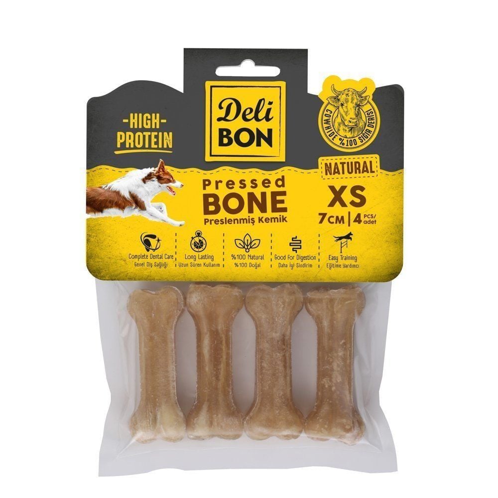 Delibon Rawhide Dog Treat 7cm 4 pcs