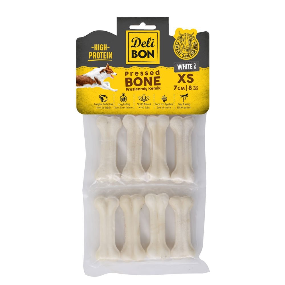 Delibon Rawhide Dog Treat 7cm 8 pcs