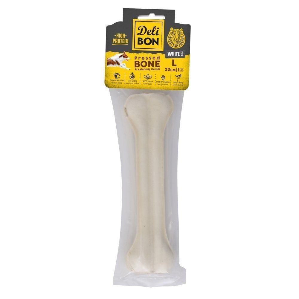 [EKO22CM1WHITE] Delibon Kemik Köpek Ödül Maması 22cm 1 Adet (Beyaz)
