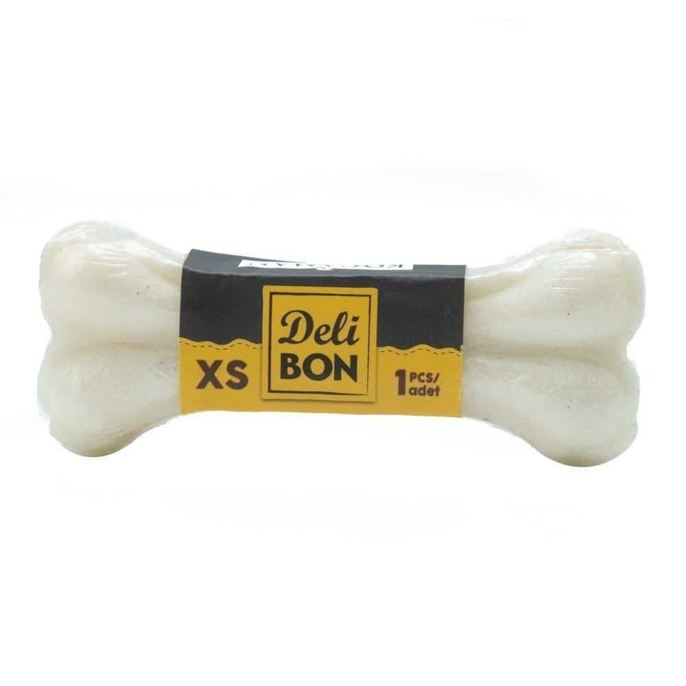 [SHR7CM1XSWHITE] Delibon Rawhide Shrink Packed Dog Treat 7cm 1 pc (White)