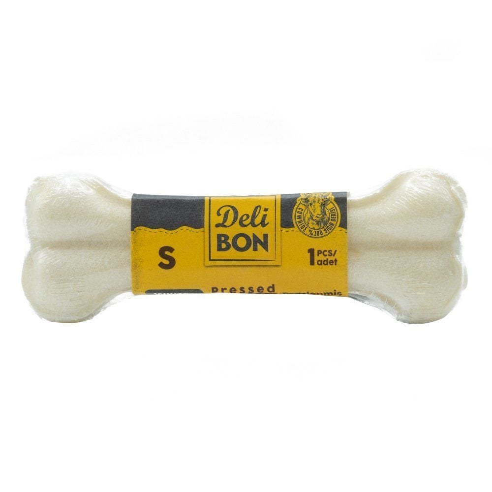 [SHR12CM1SWHITE] Delibon Rawhide Shrink Packed Dog Treat 12cm 1 pc (White)