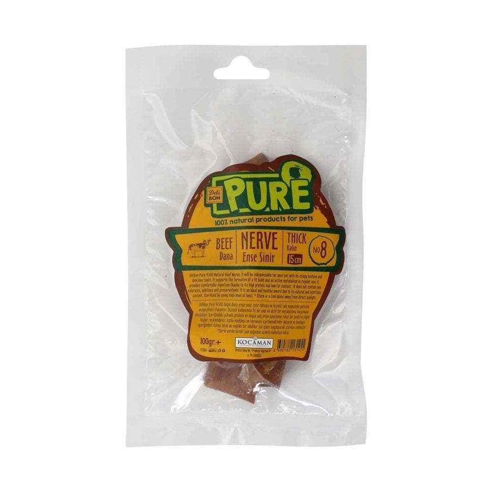 [DNASNR15CMKALIN] Delibon Thick Beef Tendon Dog Treat 100g