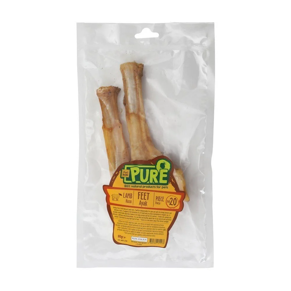 [KZUAYAKPARCA] Delibon Lamb Foot Dog Treat 2 pcs