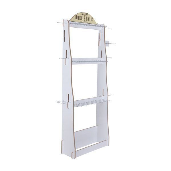 [MDF80WHITE] Doggie Mdf Tasma Ürünleri Standı 30x85x225cm