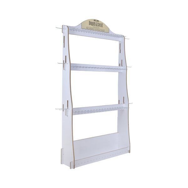 [MDF120WHITE] Doggie Mdf Tasma Ürünleri Standı 30x125x225cm