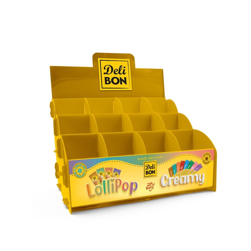 [KREMASTANT] Delibon Mini Plastic Treats Display Stand 40x30x26cm