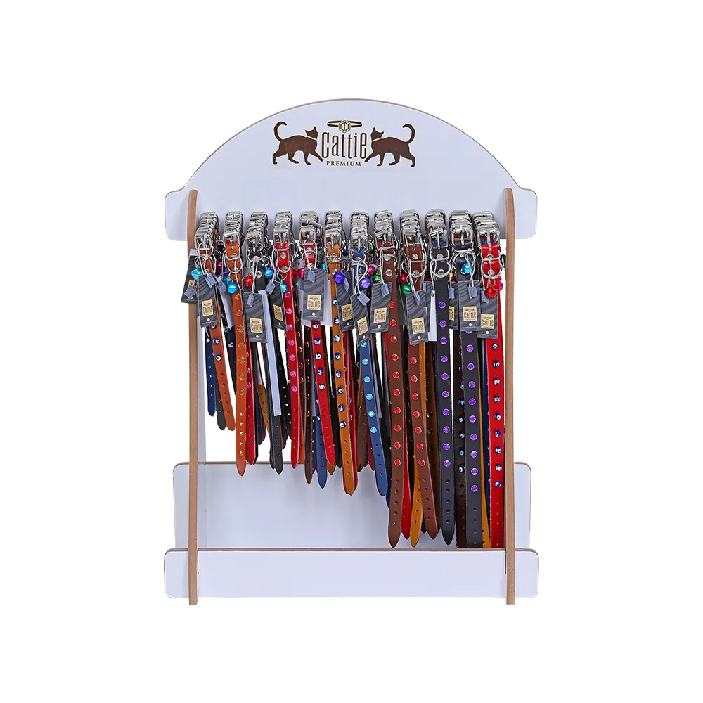 [MIXSTANDCAT] Cattie Leather Cat Collar Set 15x40x50cm
