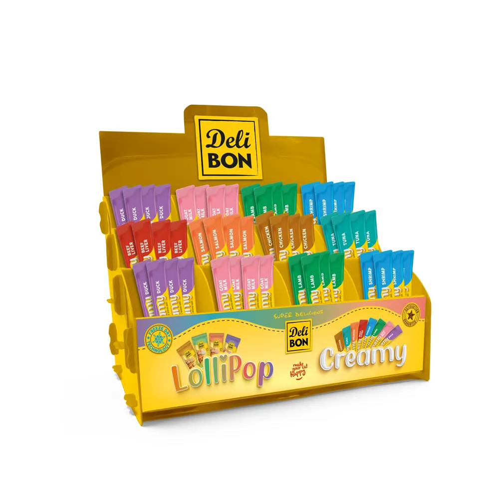 [KREMASET] Delibon Mini Creamy Cat Treat Set 40x30x26cm