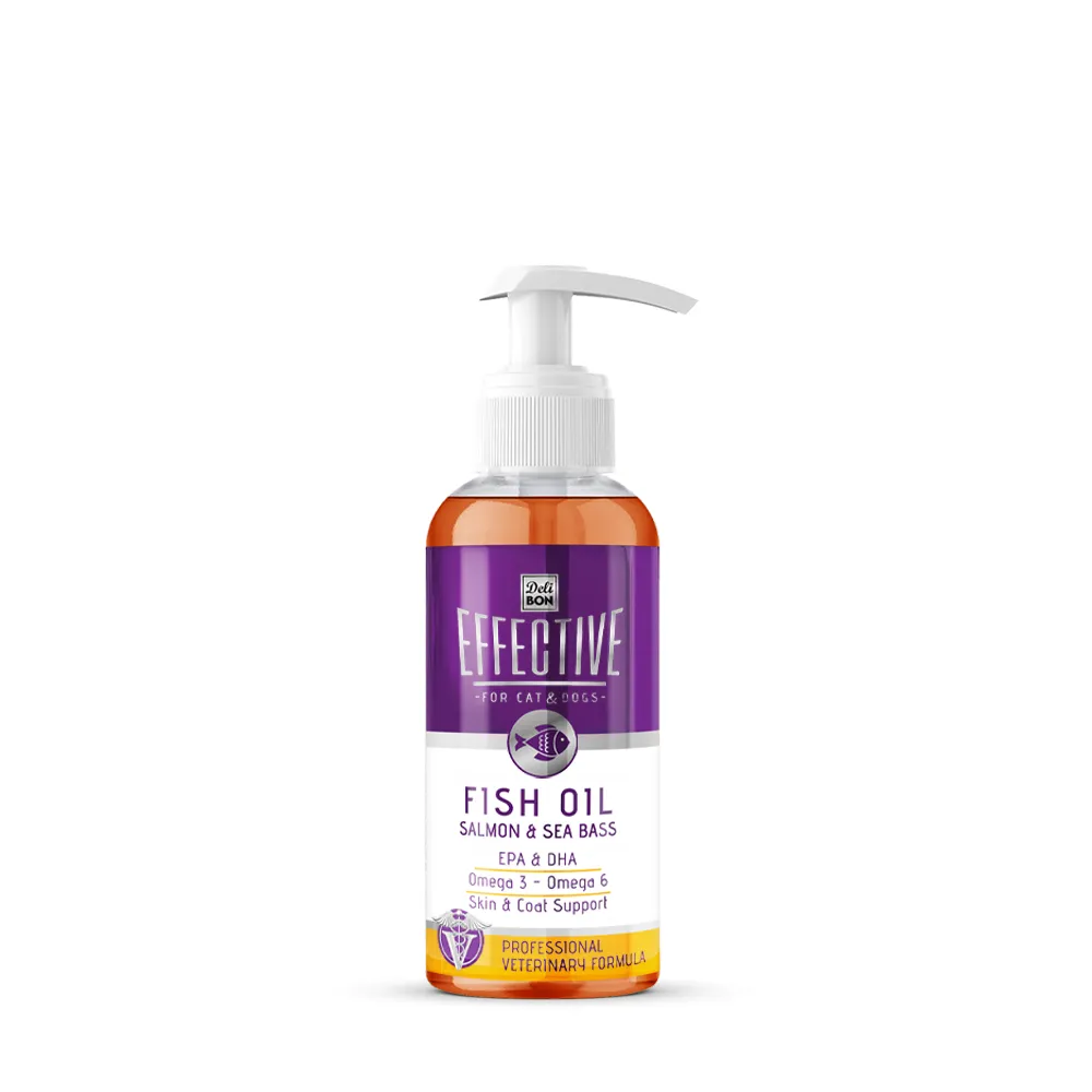 [OILSOMON100ML] Delibon Kedi ve Köpek Somon Yağı 100ml