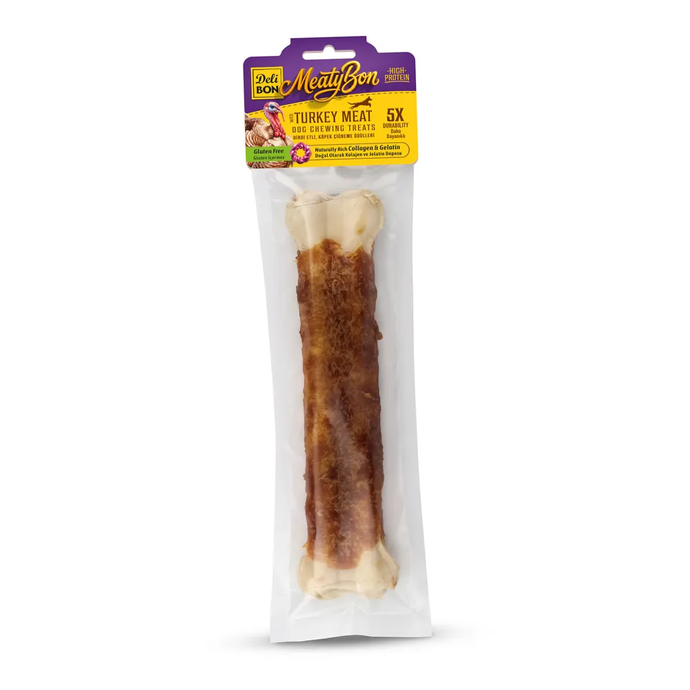 Delibon MeatyBon Turkey Bone Dog Treat 27cm 1 Pc