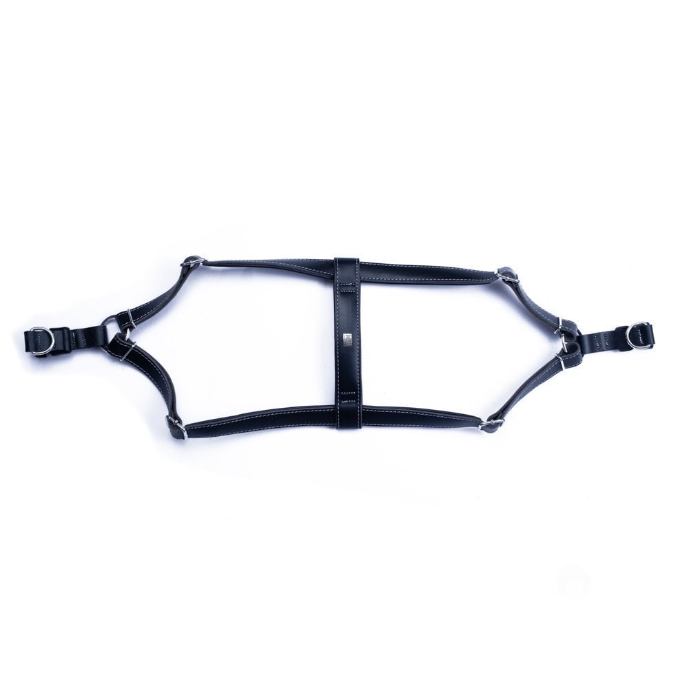 [SGTLBLACK] Doggie Ronin Deri Köpek Göğüs Tasması L 55-65cm