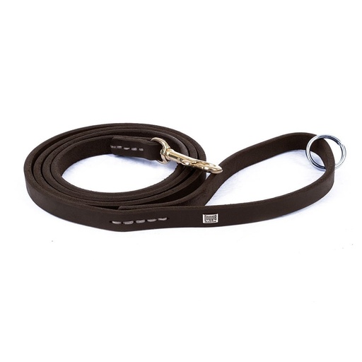 Doggie Yağlı Deri Köpek Gezdirme Kayışı 1.1x180cm