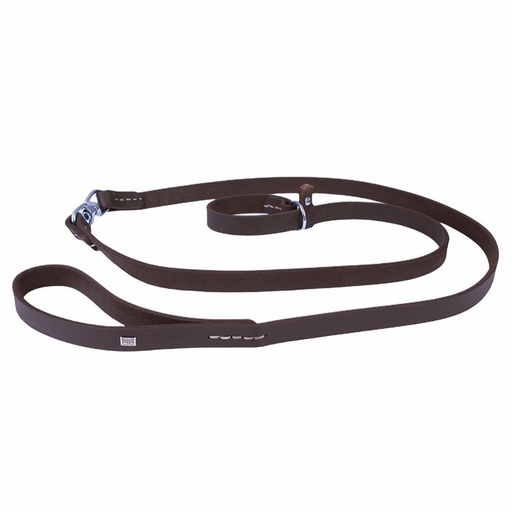 Doggie Yağlı Deri Eğitim Köpek Gezdirme Kayışı 1.1x180cm