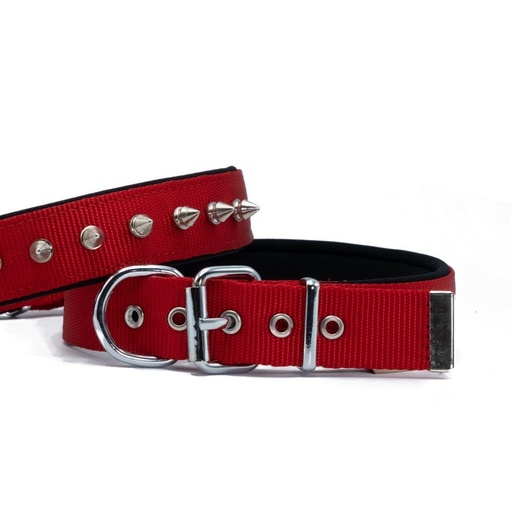 Doggie Çivili Dokuma Köpek Tasması 3x47-55cm