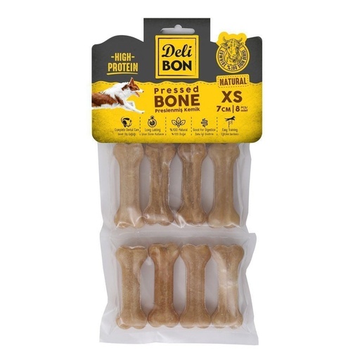 Delibon Kemik Köpek Ödül Maması 7cm 8 Adet